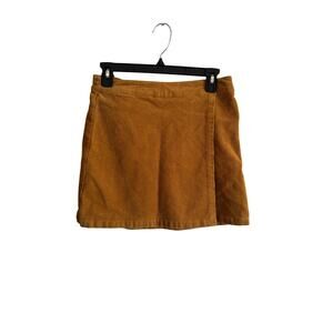Copper Key Women's Tan Corduroy Mini Skirt -Size Small